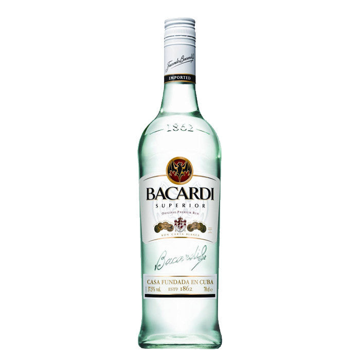 Bacardi Plata Rum 75cl - GroceriesToGo Aruba | Convenient Online Grocery Delivery Services