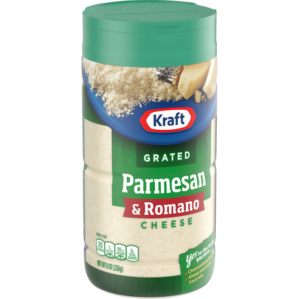 Kraft Parmesan & Romano Cheese Grated 8oz - GroceriesToGo Aruba | Convenient Online Grocery Delivery Services