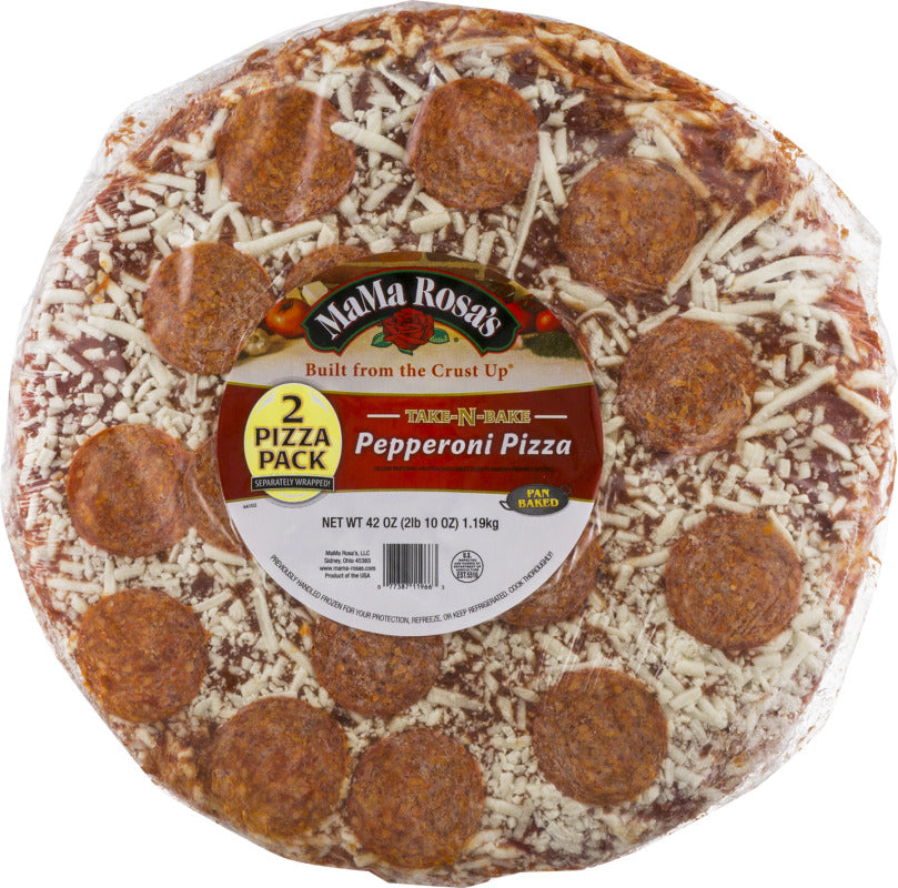 Mama Rosa'S Take-N-Bake Pepperoni Pizza - 2ct - GroceriesToGo Aruba | Convenient Online Grocery Delivery Services