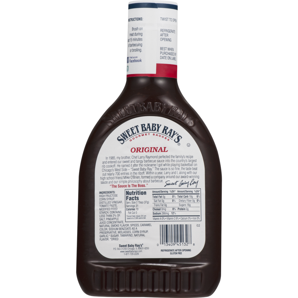 Sweet Baby Ray'S Barbecue Sauce - GroceriesToGo Aruba | Convenient Online Grocery Delivery Services