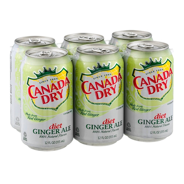 Canada Dry Diet Ginger Ale 12oz, 6 pack - GroceriesToGo Aruba | Convenient Online Grocery Delivery Services