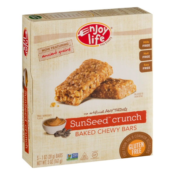 Enjoy Life Baked Chewy Bars Sunseed Crunch - GroceriesToGo Aruba | Convenient Online Grocery Delivery Services