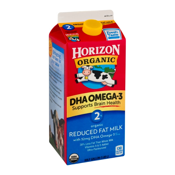 Horizon Organic 2% Reduced Fat Milk Dha Omega - GroceriesToGo Aruba | Convenient Online Grocery Delivery Services
