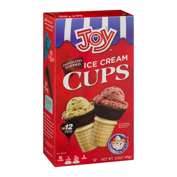Joy Chocolatey Dipped Ice Cream Cups - 12ct - GroceriesToGo Aruba | Convenient Online Grocery Delivery Services
