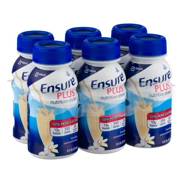 Ensure Plus Nutrition Shake Vanilla - 6pk - GroceriesToGo Aruba | Convenient Online Grocery Delivery Services