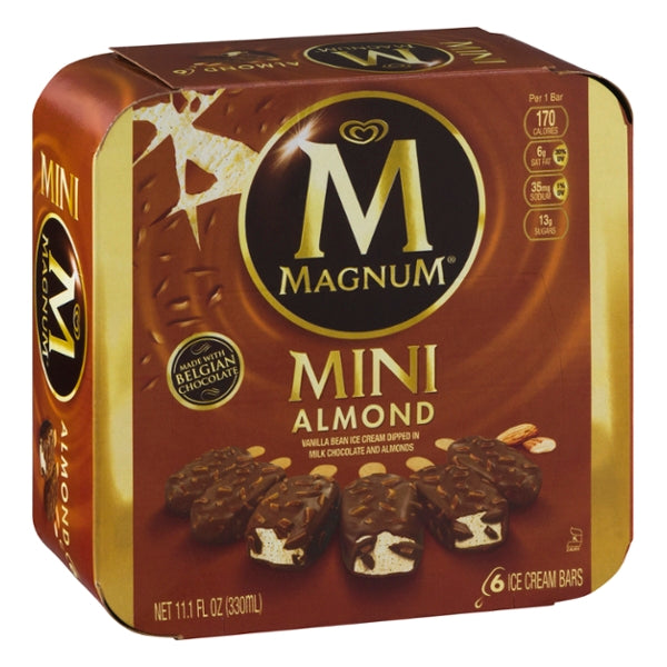 Magnum Mini Almond Ice Cream Bars - 6ct - GroceriesToGo Aruba | Convenient Online Grocery Delivery Services