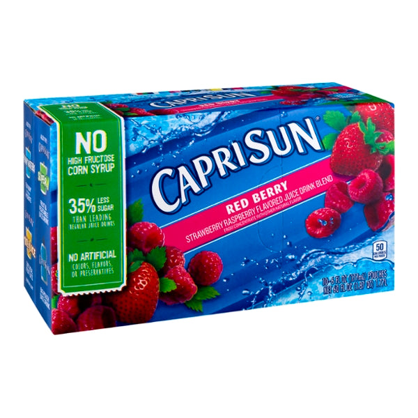 Capri Sun Flavored Juice Drink Red Berry - 10ct - GroceriesToGo Aruba | Convenient Online Grocery Delivery Services