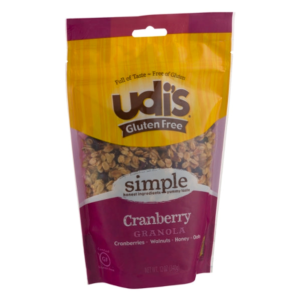 Udi'S Gluten Free Simple Cranberry Granola - GroceriesToGo Aruba | Convenient Online Grocery Delivery Services