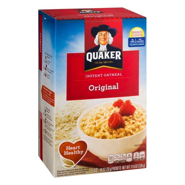 Quaker Instant Oatmeal Original - 12ct - GroceriesToGo Aruba | Convenient Online Grocery Delivery Services
