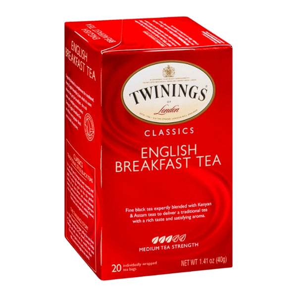 Twinings Of London English Breakfast Tea 40g, 20ct - GroceriesToGo Aruba | Convenient Online Grocery Delivery Services