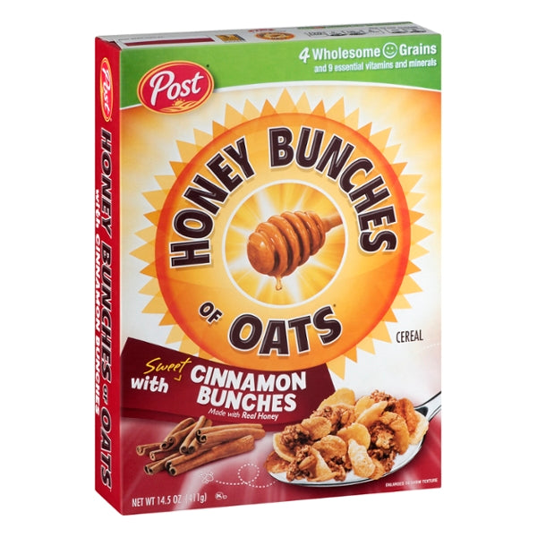 Post Honey Bunches Of Oats Cereal Cinnamon Bunches - GroceriesToGo Aruba | Convenient Online Grocery Delivery Services