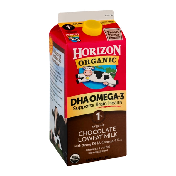 Horizon Organic 1% Lowfat Chocolate Milk Dha Omega 64oz - GroceriesToGo Aruba | Convenient Online Grocery Delivery Services