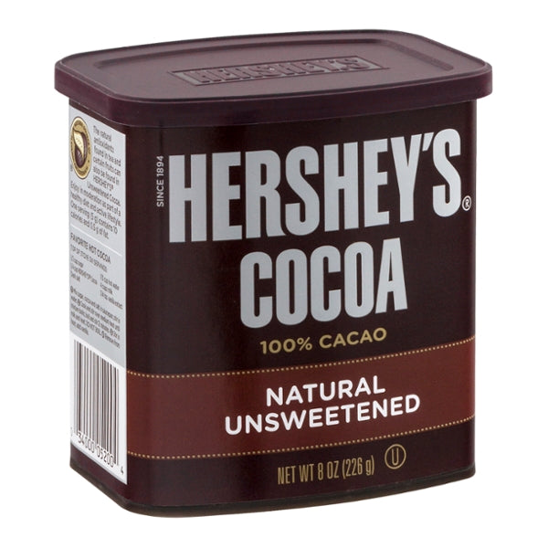 Hershey'S Natural Unsweetened Cocoa, 8oz Cans - GroceriesToGo Aruba | Convenient Online Grocery Delivery Services