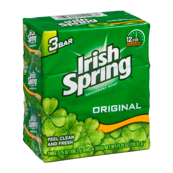 Irish Spring Deodorant Soap Original - 3ct - GroceriesToGo Aruba | Convenient Online Grocery Delivery Services