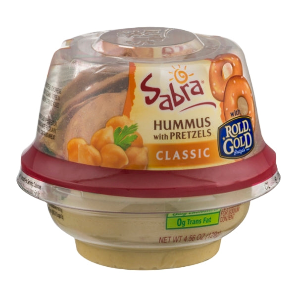 Sabra Hummus With Pretzels Classic - GroceriesToGo Aruba | Convenient Online Grocery Delivery Services