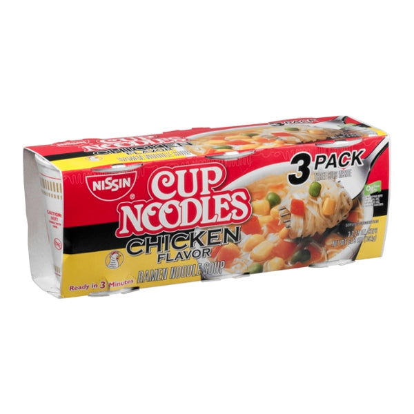 Nissin Cup Noodles Ramen Noodle Soup Chicken Flavor - GroceriesToGo Aruba | Convenient Online Grocery Delivery Services