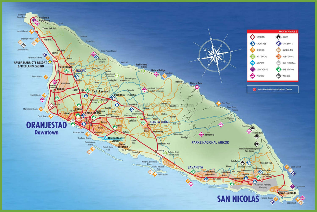 GroceriesToGo Aruba | Aruba Delivery Map