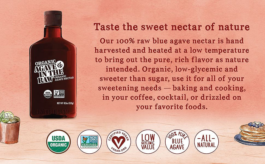 Agave In The Raw 100% Organic Agave Nectar
