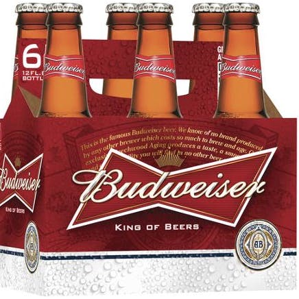 Budweiser Beer (Bottle) 7oz, 6pk - GroceriesToGo Aruba | Convenient Online Grocery Delivery Services