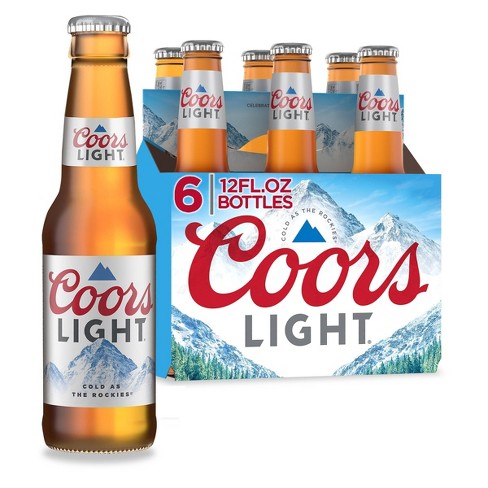 Coors Light Beer Bottle 12oz, 6ct - GroceriesToGo Aruba | Convenient Online Grocery Delivery Services