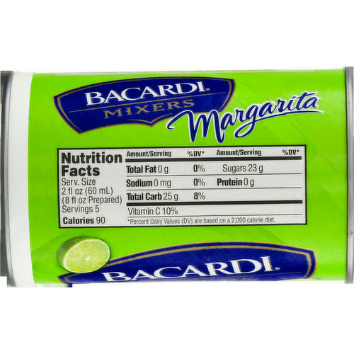 Frozen Bacardi Margarita Mixers 10oz - GroceriesToGo Aruba | Convenient Online Grocery Delivery Services