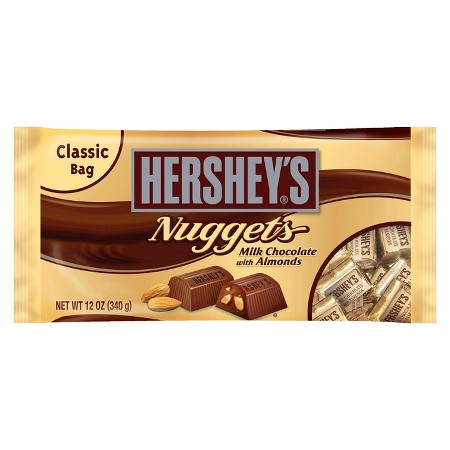 Hershey's Nuggets Milk Chocolate with Almonds 340g - GroceriesToGo Aruba | Convenient Online Grocery Delivery Services