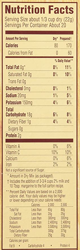 Hungry Jack Mashed Potatoes Convenient Online Grocery Delivery