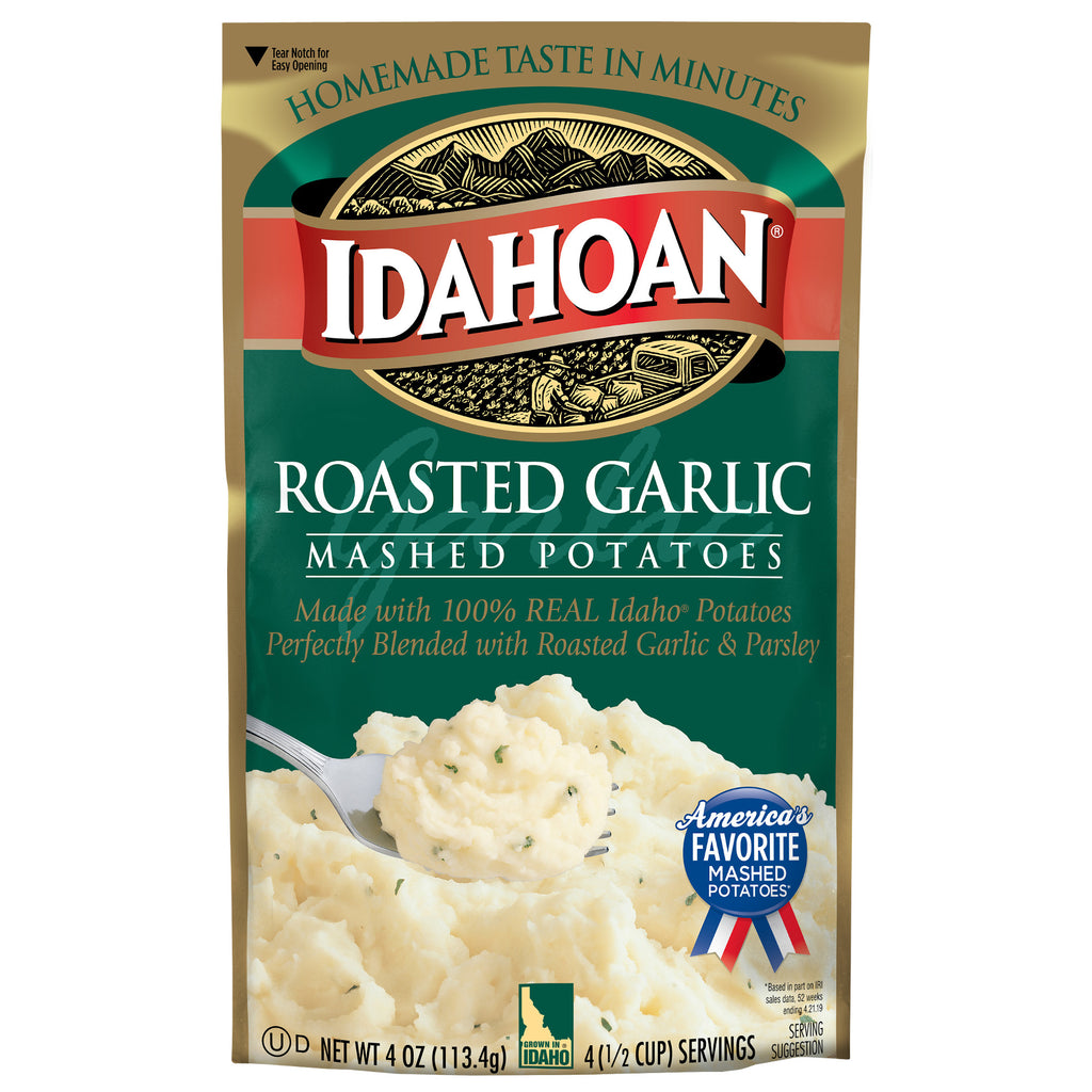 Idaho Spuds Roasted Garlic Mashed Potatoes - GroceriesToGo Aruba | Convenient Online Grocery Delivery Services