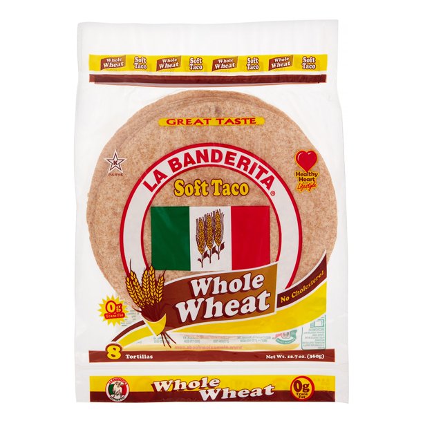 La Banderita Soft Taco Tortillas Whole Wheat - 8ct - GroceriesToGo Aruba | Convenient Online Grocery Delivery Services