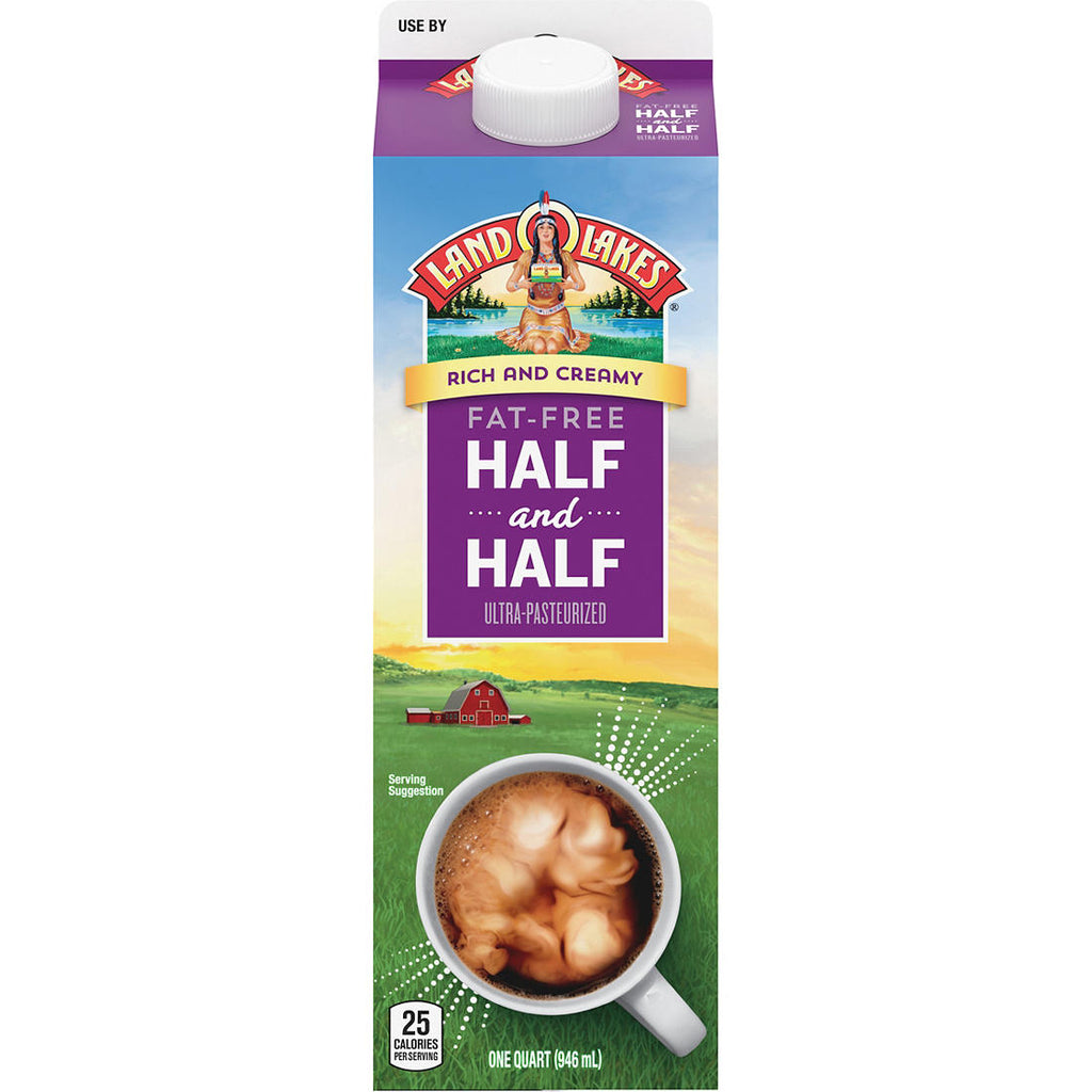 Land O Lakes Half And Half Fat-Free 1qt - GroceriesToGo Aruba | Convenient Online Grocery Delivery Services