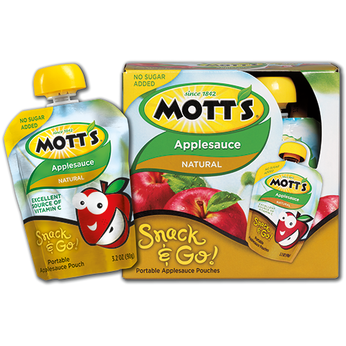 Mott's Snack & Go! Portable Applesauce Pouches - GroceriesToGo Aruba | Convenient Online Grocery Delivery Services