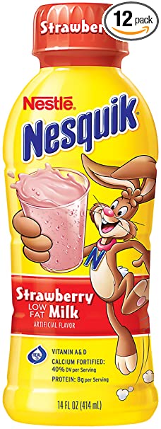 Nestle Nesquik Strawberry Low Fat Milk - GroceriesToGo Aruba | Convenient Online Grocery Delivery Services