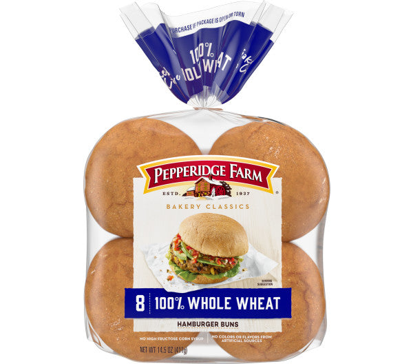 Pepperidge Farm Whole Wheat Hamburger Buns - GroceriesToGo Aruba | Convenient Online Grocery Delivery Services