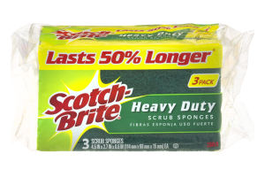 Scotch-Brite Heavy Duty Scrub Sponges - 3ct - GroceriesToGo Aruba | Convenient Online Grocery Delivery Services
