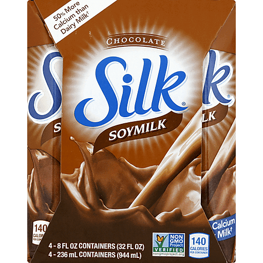 Silk All Natural Chocolate Soymilk - 4ct - GroceriesToGo Aruba | Convenient Online Grocery Delivery Services