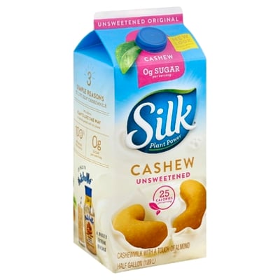 Silk Plant Power Cashew Unsweetened Cashewmilk - GroceriesToGo Aruba | Convenient Online Grocery Delivery Services