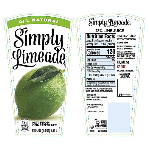 Simply Limeade All Natural 59oz - GroceriesToGo Aruba | Convenient Online Grocery Delivery Services