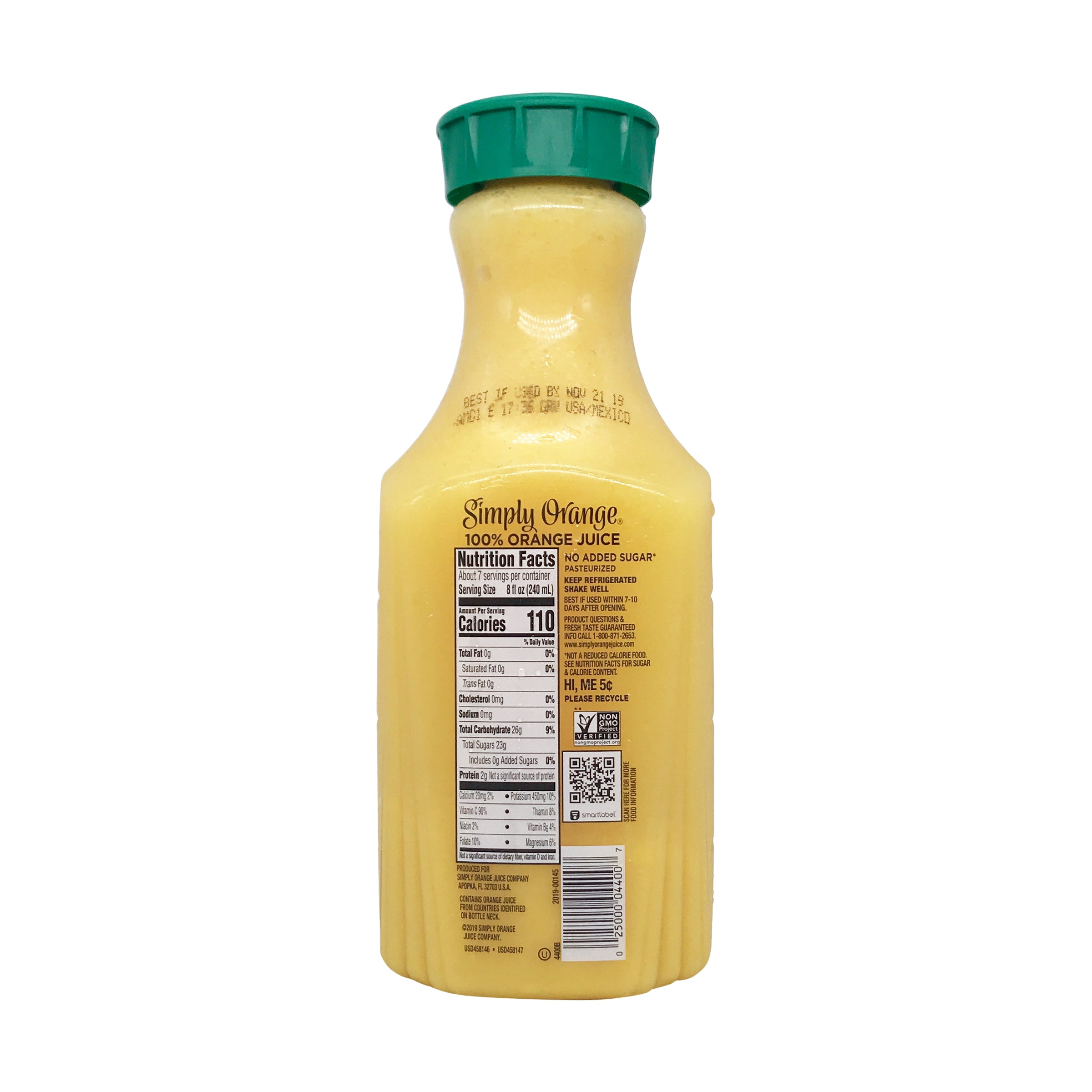Simply Orange High Pulp Orange Juice 59oz Convenient Online