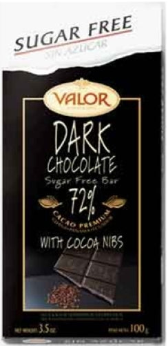 Valor Dark Chocolate With Almonds No Sugar Added 100g - GroceriesToGo Aruba | Convenient Online Grocery Delivery Services
