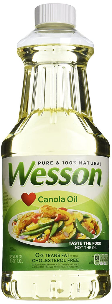 Wesson Pure & 100% Natural Canola Oil - GroceriesToGo Aruba | Convenient Online Grocery Delivery Services