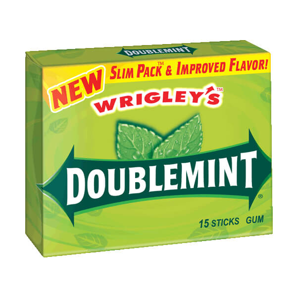 Wrigley's Doublemint Slim Pack Gum 15ct - GroceriesToGo Aruba | Convenient Online Grocery Delivery Services