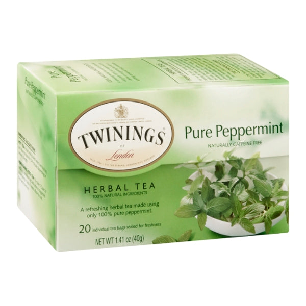 Twinings Of London Pure Peppermint Herbal Tea 40g, 20ct - GroceriesToGo Aruba | Convenient Online Grocery Delivery Services