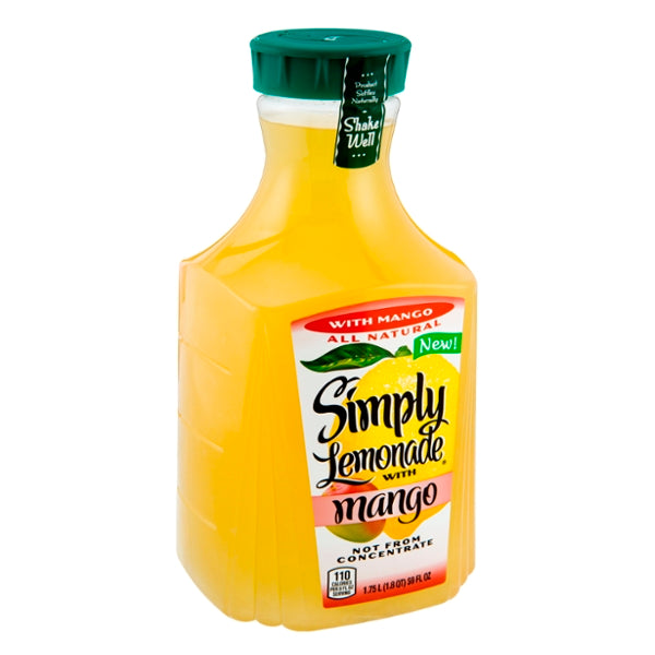 Simply Lemonade With Mango 59oz - GroceriesToGo Aruba | Convenient Online Grocery Delivery Services