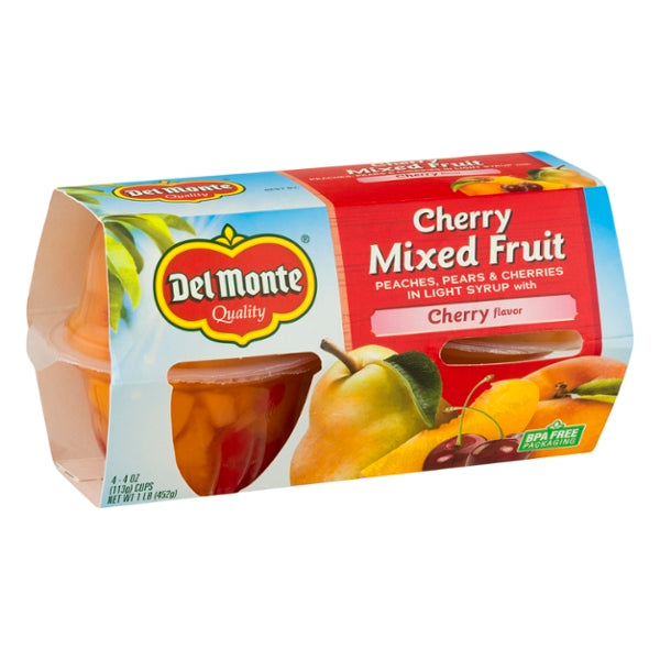 Del Monte Mixed Fruit Cherry Flavor In Light Syrup - GroceriesToGo Aruba | Convenient Online Grocery Delivery Services