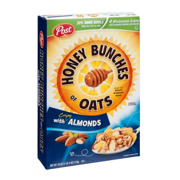 Post Honey Bunches Of Oats Crispy With Almonds Cereal - GroceriesToGo Aruba | Convenient Online Grocery Delivery Services
