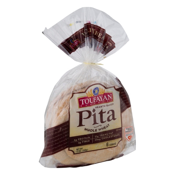 Toufayan Bakeries Pita Whole Wheat - 6ct - GroceriesToGo Aruba | Convenient Online Grocery Delivery Services