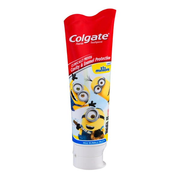 Colgate Minions Fluoride Toothpaste Mild Bubble Fruit Fluoride Toothpaste - GroceriesToGo Aruba | Convenient Online Grocery Delivery Services