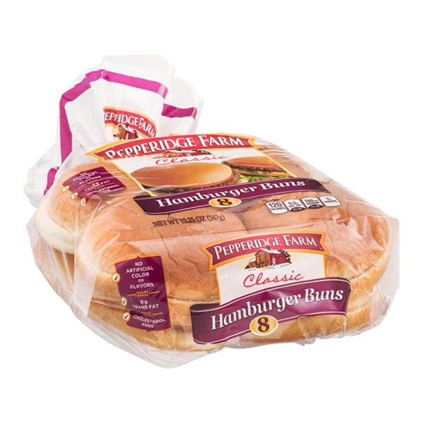 Pepperidge Farm Classic Hamburger Buns 12.25oz, 8ct | Convenient ...