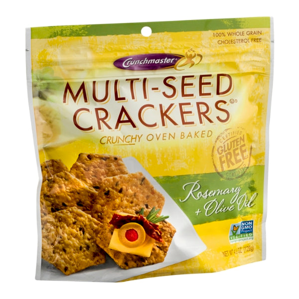 Crunchmaster Multi-Seed Oven Baked Crackers Rosemary - GroceriesToGo Aruba | Convenient Online Grocery Delivery Services