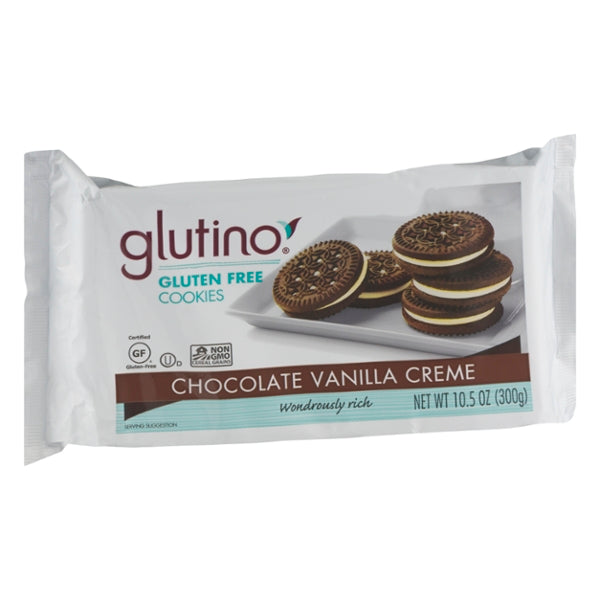 Glutino Gluten Free Cookies Chocolate Vanilla Creme 10.60oz - GroceriesToGo Aruba | Convenient Online Grocery Delivery Services